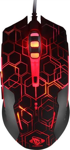 Blue Auroza Hexagon Mouse (EMS636BKCA-IU) (Cable)