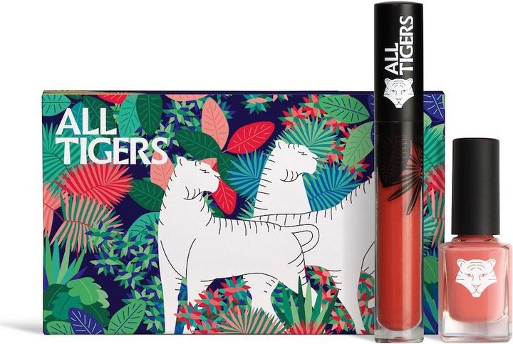 Actual product image All Tigers Gift Set - DUO PINK LIPSTICK 683 + NAIL LACQUER 193 Wild in Pink