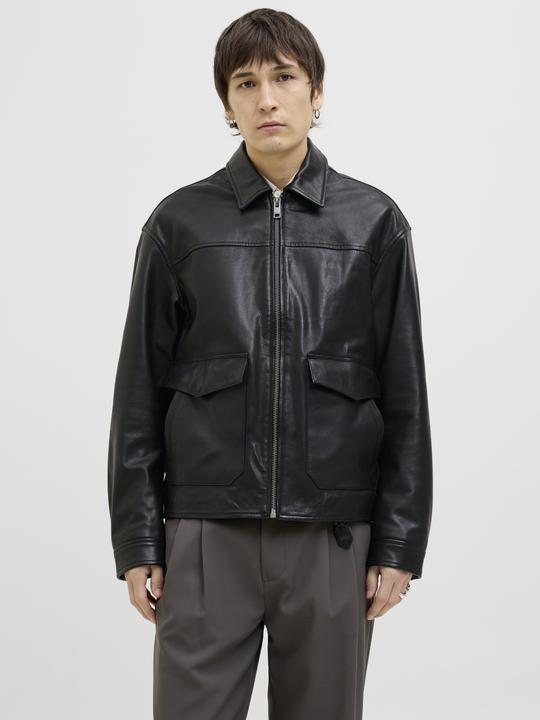 Actual product image Jack & Jones Lederjacke Lederjacke (S)