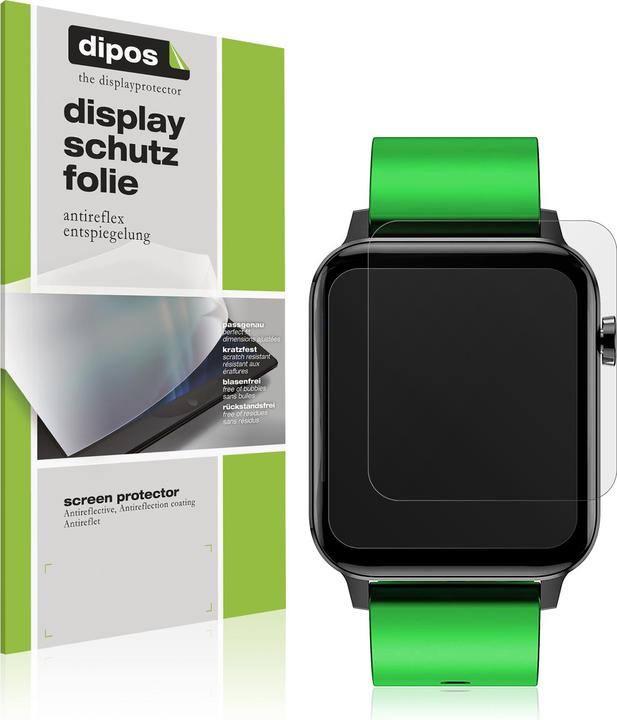 Actual product image Dipos Screen Protector Anti-Glare (Judneer 1.4 inch smartwatch)