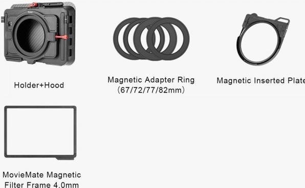 Actual product image Kase Movie Matte box holder Set (Obective filter holder, 102 mm)