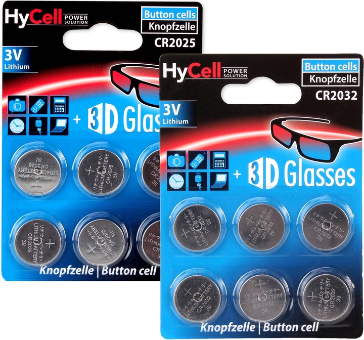 Produktbild HyCell CR 2032 (6 Stk., CR2032, 200 mAh)