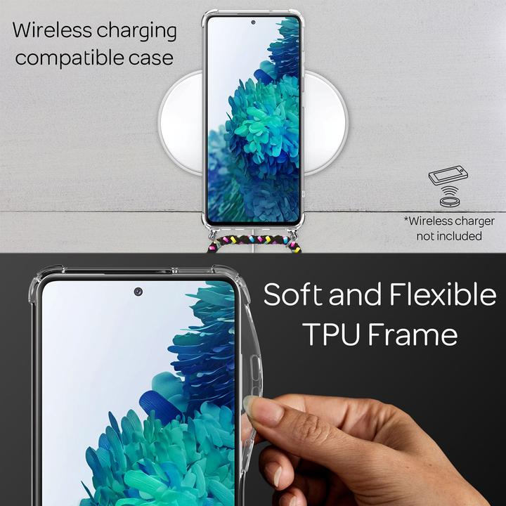 Actual product image Nalia Mobile phone case with chain