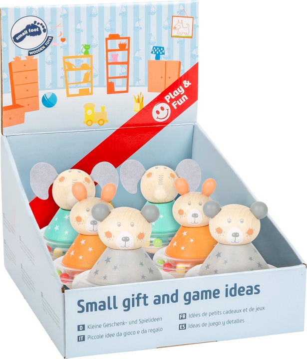 Actual product image small foot Display stand-up toy pastel
