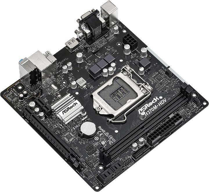 Image du produit AsRock H370M-HDV (LGA 1151, Intel H370, mATX)