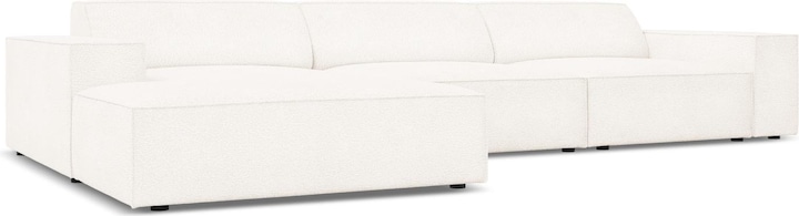 Actual product image Micadoni Boucle Left Corner Sofa, "Jodie", 4 Seats, 284x166x70Made in Europe (Corner sofa)