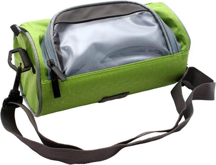 Produktbild Dunlop - Fahrradlenkertasche/Gepäcktasche mit Smartphonetasche (grün) (1.20 l, Lenkertasche)