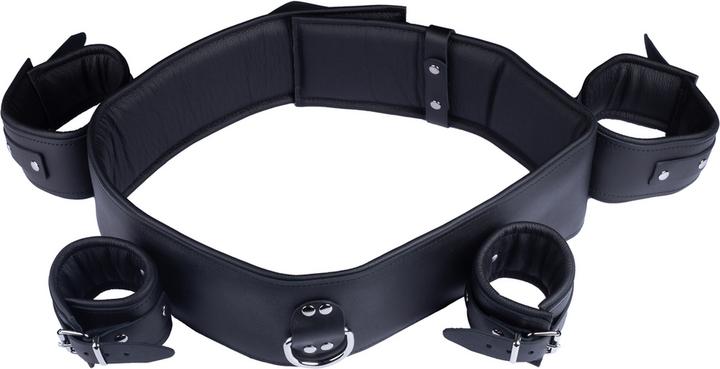 Actual product image The Red Leather cuffs
