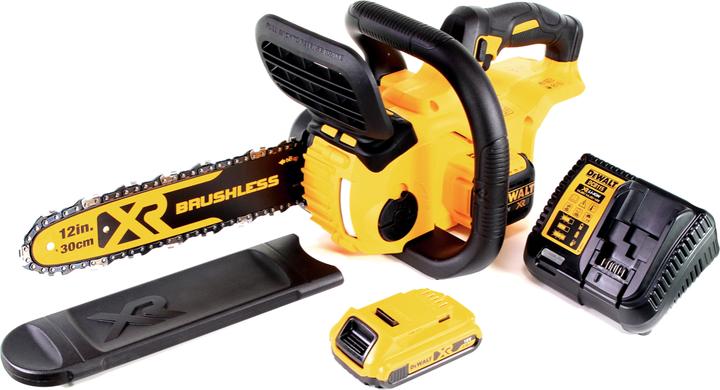 Produktbild DeWalt DCM 565 D1 Akku Kettensäge 18V + 1x Akku 2,0 Ah + Ladegerät (Akku Kettensäge)