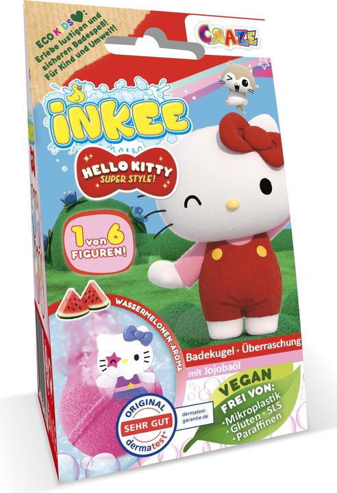 Actual product image Craze Inkee surprise Hello Kitty (Bath bombs, 117 g)