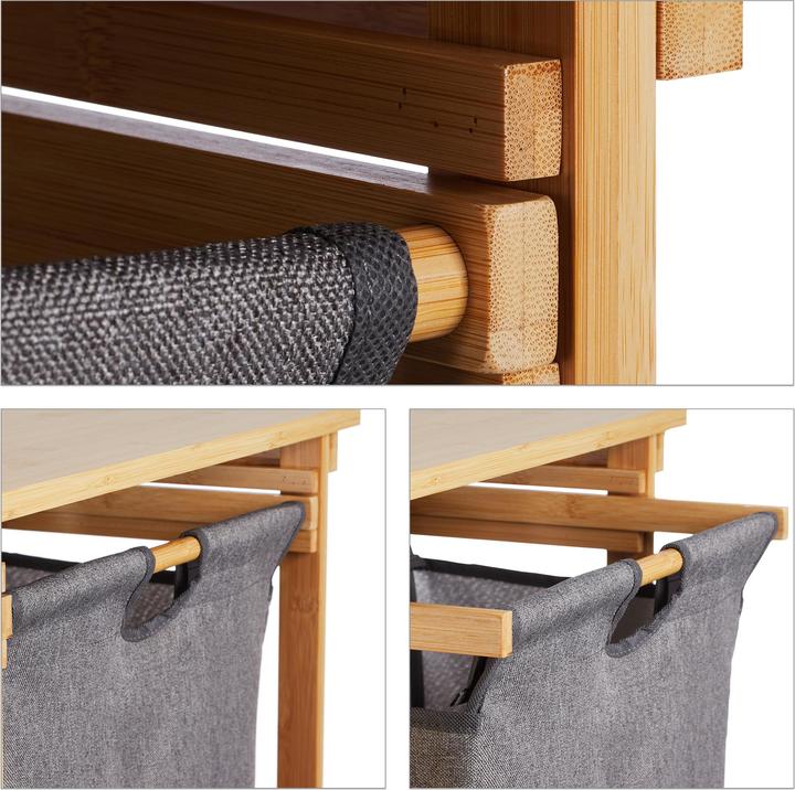 Image du produit Relaxdays Etagère pour panier à linge