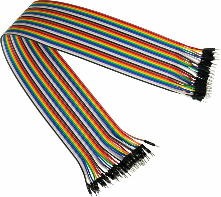 Kabelmeister Jumper Wire 40-Pin trennbare Adern für Arduino, Raspberry Pi etc., Stecker an Stecker