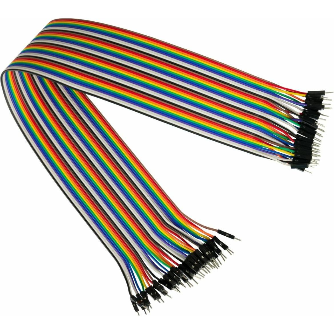 Kabelmeister Filo di ponticello a 40 pin separabili per Arduino, Raspberry Pi, ecc., Scheda + Kit di sviluppo