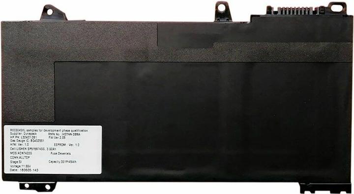 Image du produit HP Batt 3C 45Wh 3.92Ah LI RE03045XL-PL (3 cabines, 3920 mAh)