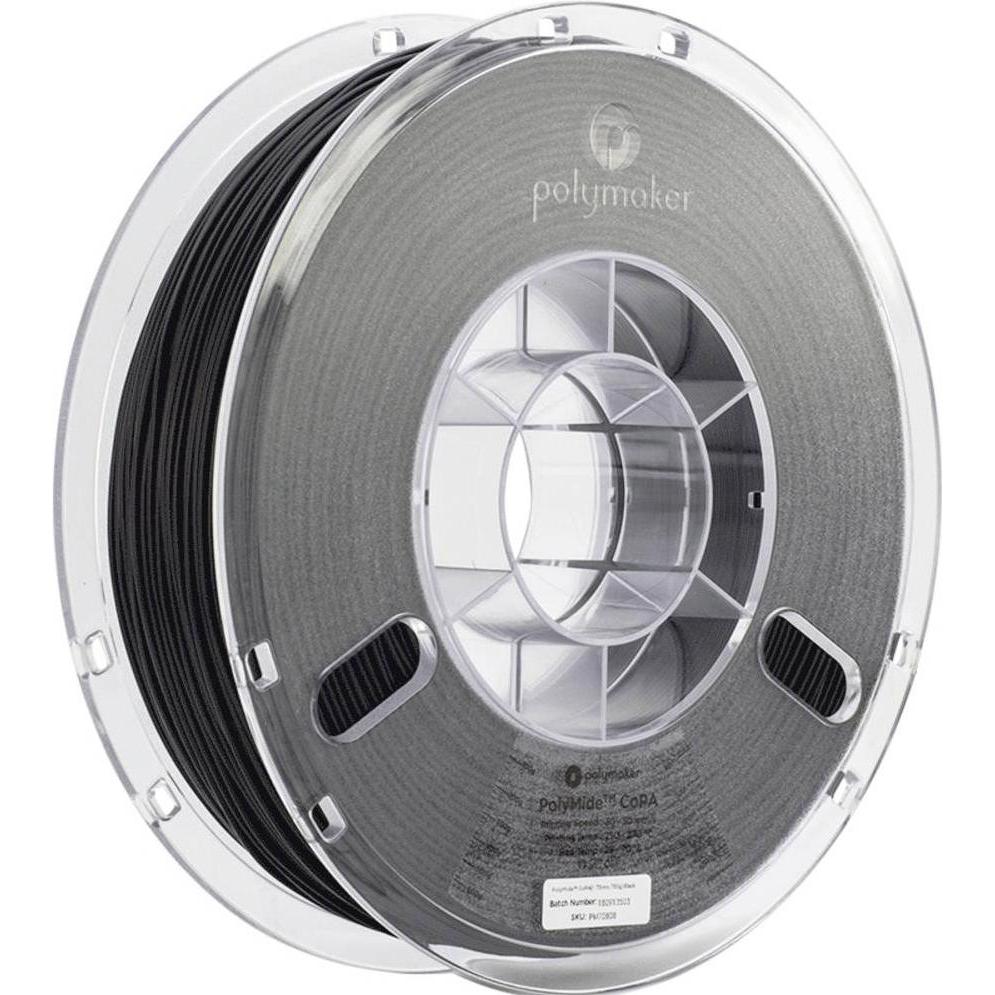 Polymaker PolyMide CoPa V2 - Nero - 2,85 mm (Nylon, 2.85 mm, 750 g, Nero), Filamenti stampa 3D, Nero