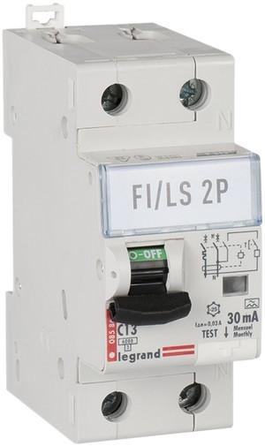 Produktbild Legrand DX3 FI/LS-Schalter, C-Charakteristik