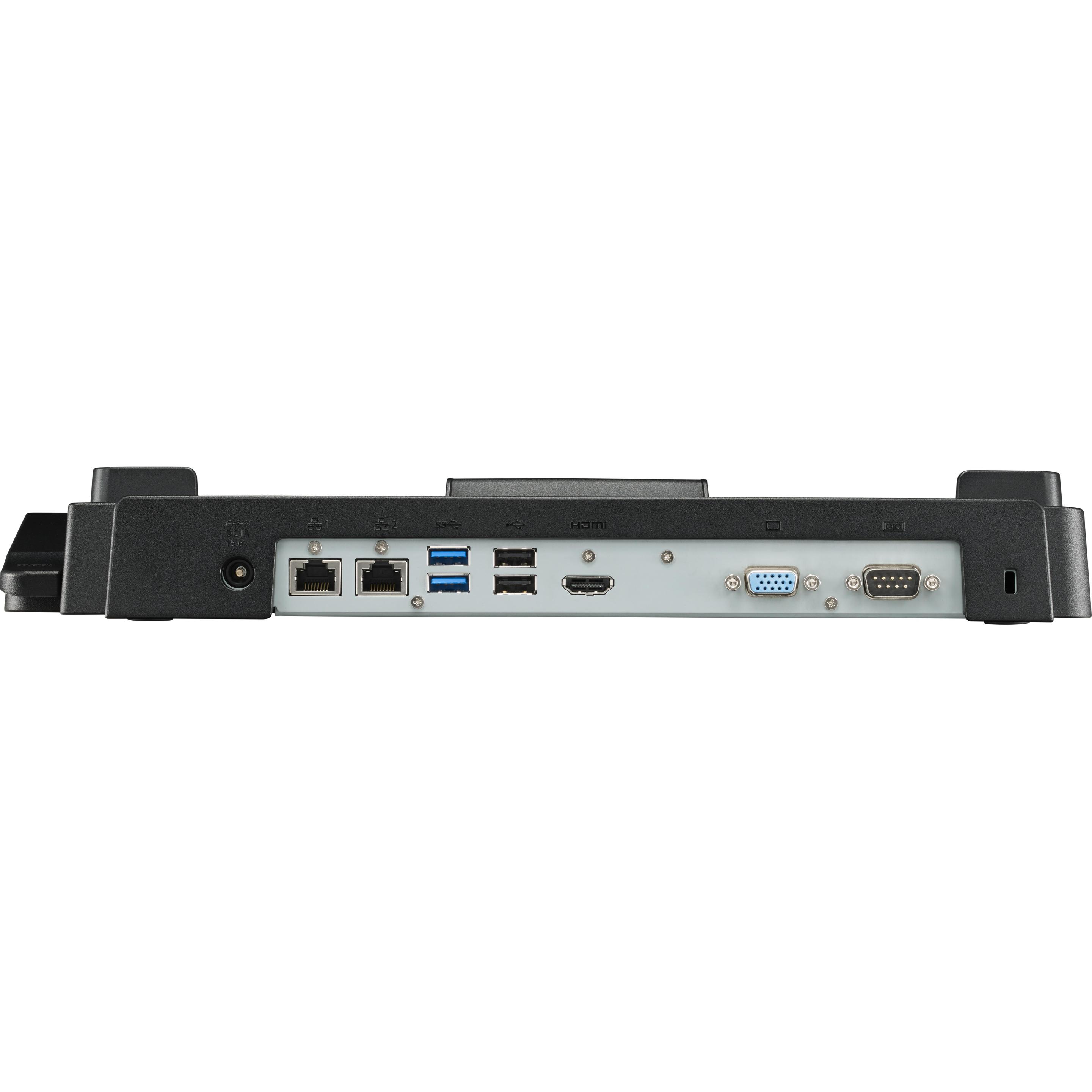 Thumbnail - Panasonic CF-VEB331U (2 Ports), Dockingstation + USB Hub, Schwarz
