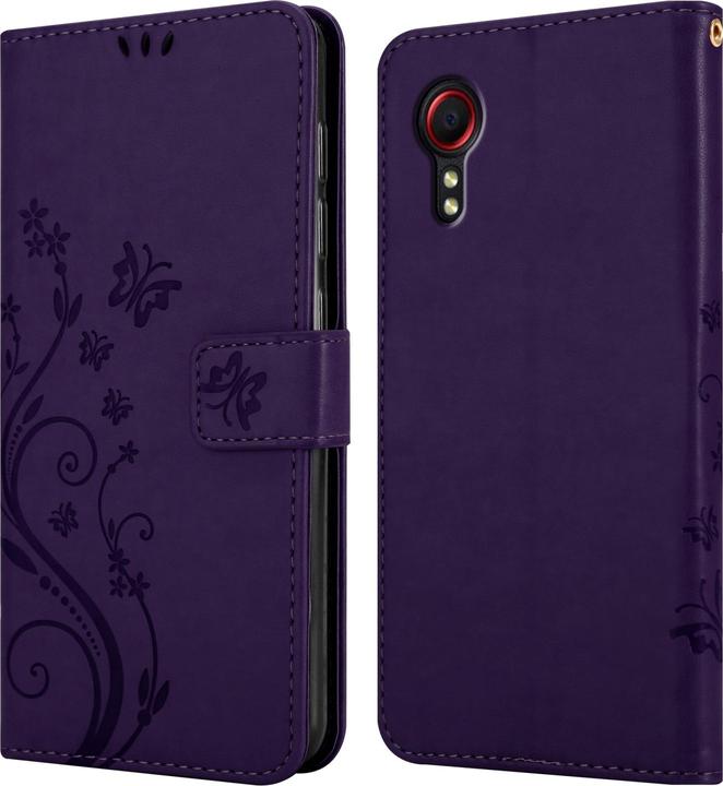 Produktbild Cadorabo Flower Book Hülle (Samsung Galaxy Xcover 5)