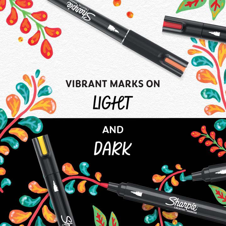 Produktbild Sharpie - Creative Marker Acrylic Paint Pens - Bullet Tip Water-Based Paint Markers - Black - 6... (Schwarz, 1 x)