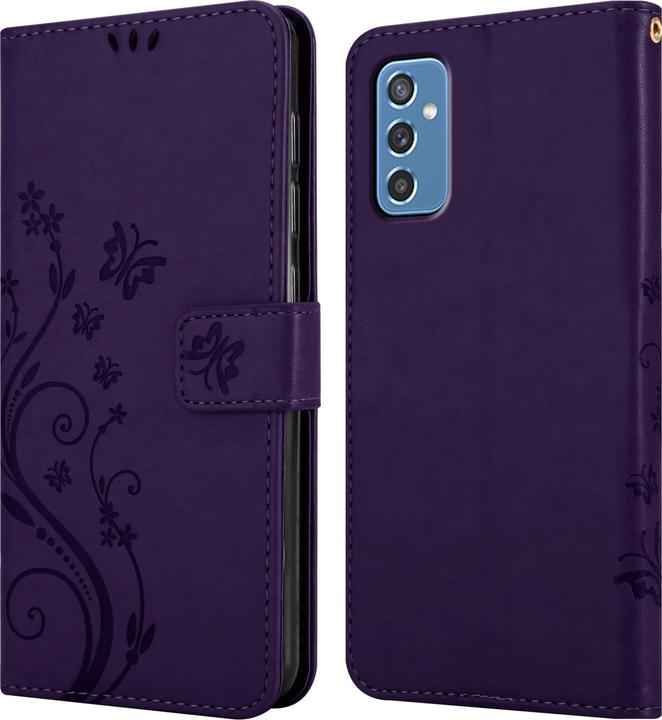 Produktbild Cadorabo Flower Book Hülle (Samsung Galaxy M52 5G)