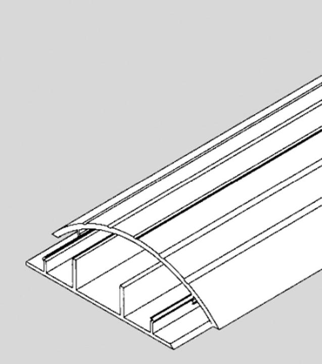 Produktbild GGK Aufbodenkanal Kst stgr 75x18x2000mm 4221 (200 cm)