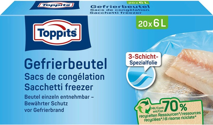 Toppits Freezer bag (20 x)