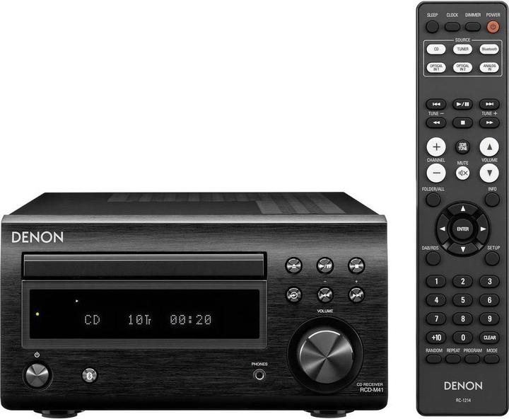 Actual product image Denon RCDM41BKE2 (Bluetooth, CD player, 1x 60 W)