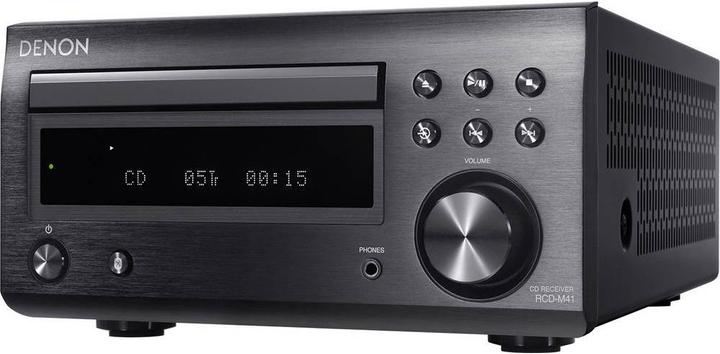 Actual product image Denon RCDM41BKE2 (Bluetooth, CD player, 1x 60 W)
