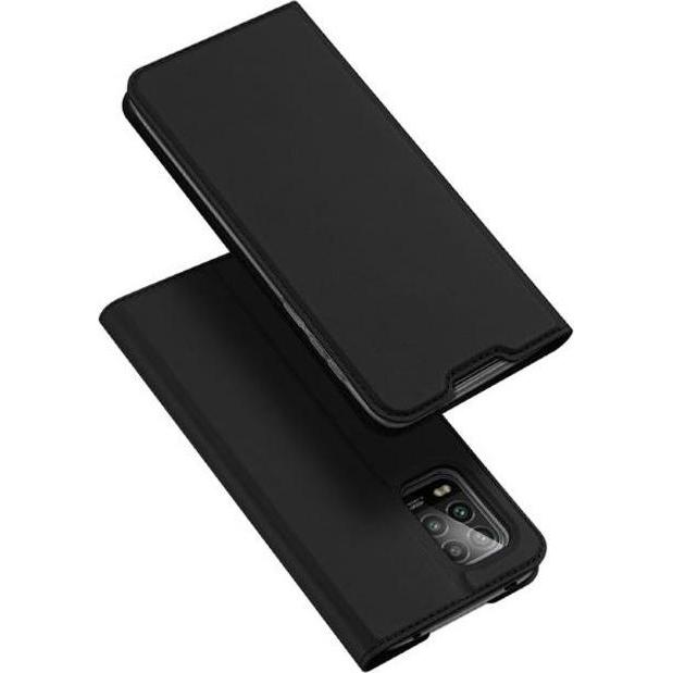 Dux Ducis Skin Pro Series Bookcover (Xiaomi Mi 10 Lite), Smartphone Hülle, Schwarz