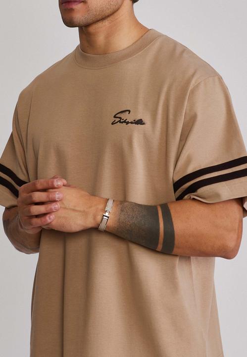 Actual product image Siksilk T-Shirt Script (XL)