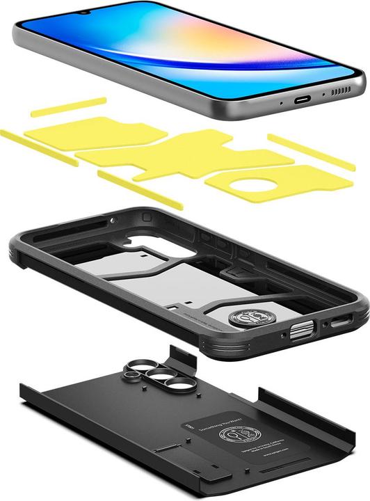 Produktbild Spigen Tough Armor Galaxy A34 5g Black (Samsung Galaxy A34 5G)
