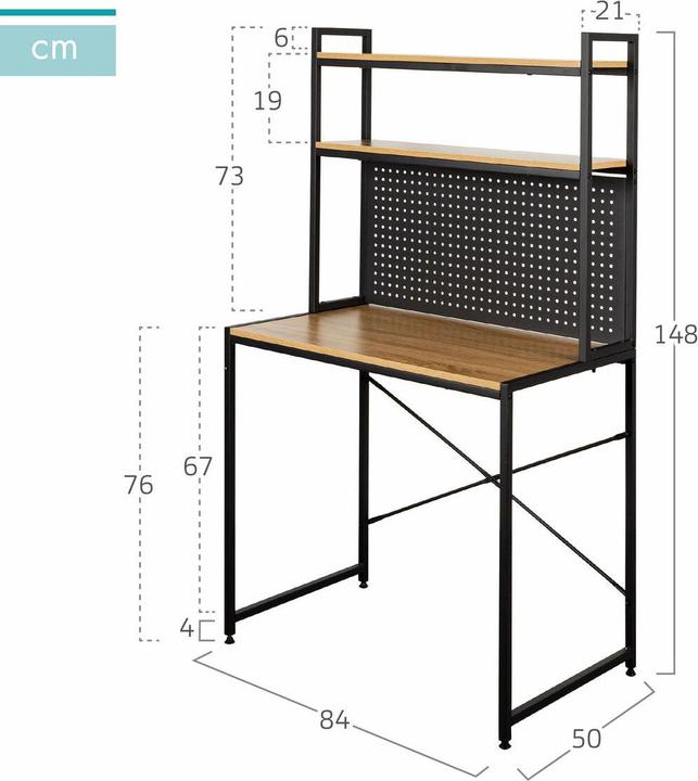 Image du produit Aktive Schreibtisch (84 x 50 x 148 cm)