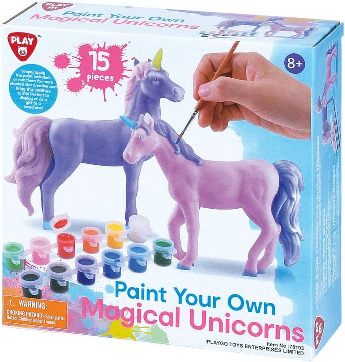 Produktbild Play Malen Sie Ihre eigenen Einhörner, 15St.