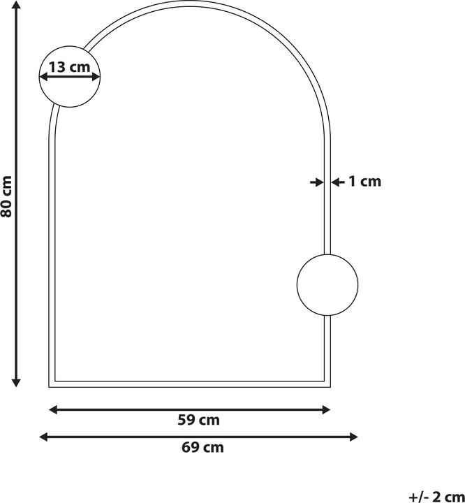 Produktbild Beliani Aulon (69 x 80 cm)