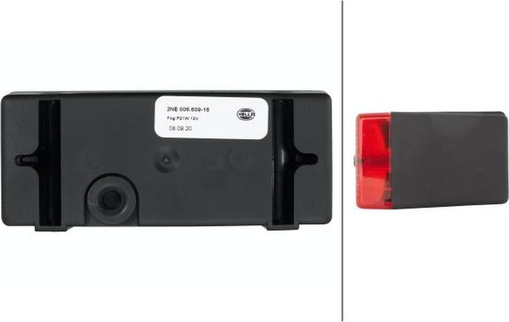 Produktbild Hella 30 Nebelschlussleuchten Halogen Anbau 2NE 006 609-187 (P21W)
