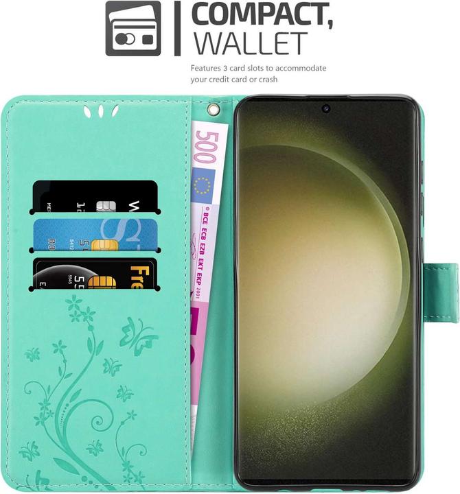 Immagine prodotto Cadorabo Custodia per Samsung Galaxy S23 ULTRA Flower Book (Samsung Galaxy S23 Ultra)