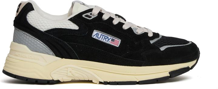 Image du produit Autry Sneakers Hyperway In Mesh E Suede Nero, Argento (44)