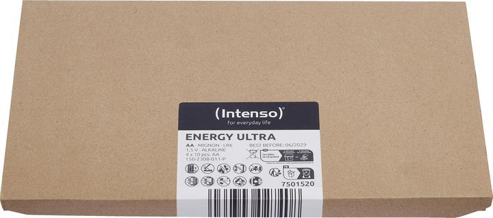 Image du produit Intenso Énergie Ultra (40 pcs, AA / LR6 / LR06 / Mignon / R6 / R14505, 2600 mAh)