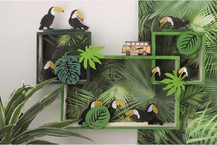 Actual product image Glorex Design frame wood rectangle3pcs