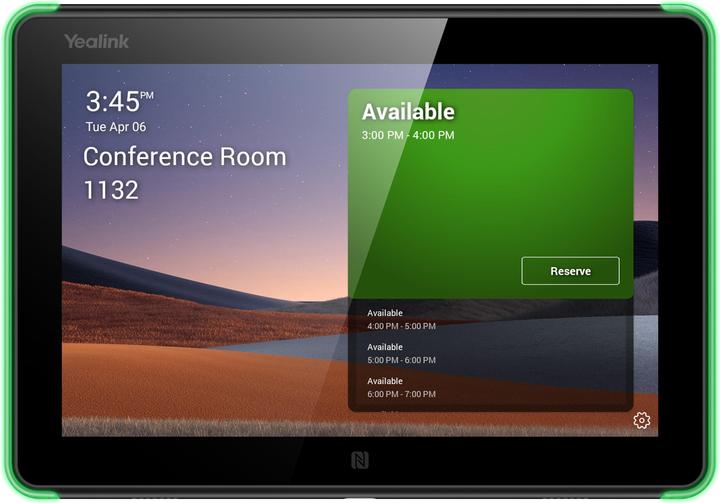 Actual product image Yealink RoomPanel (1280 x 800 pixels, 8")