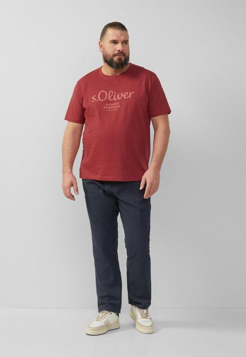 Produktbild S.Oliver T-Shirt T-Shirt mit Logo-Print (5XL)