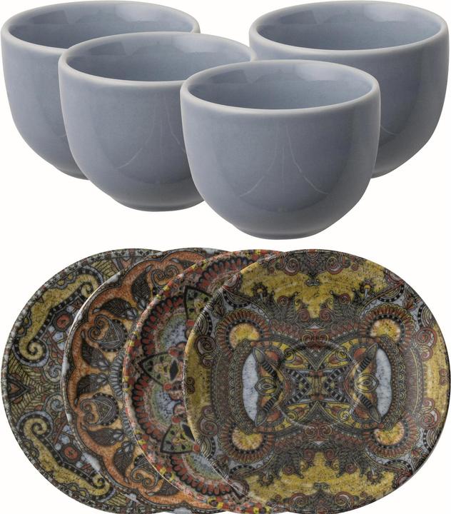 Produktbild Arthur Krupp Espresso Becher Mandala 100 ml, 4 Stück, Mehrfarbig (100 ml, 4 x)
