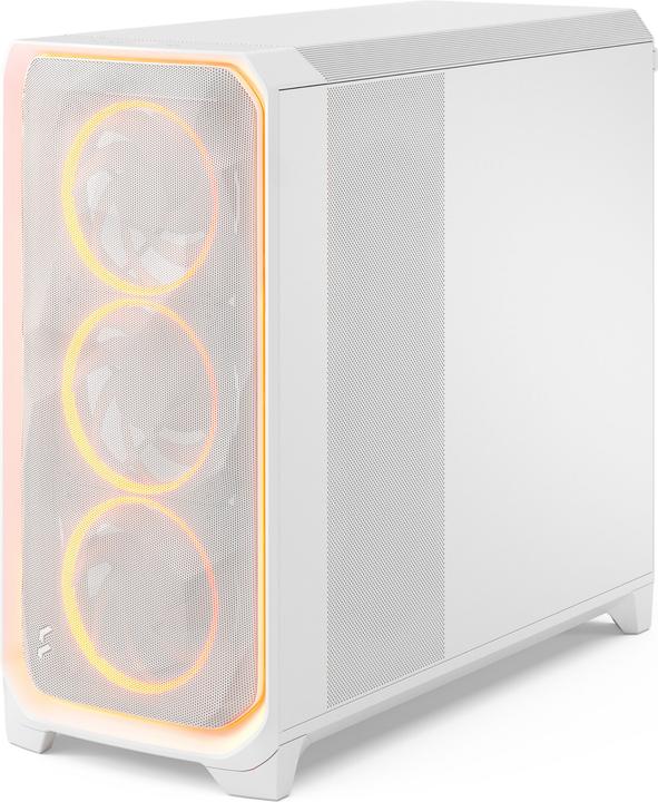 Actual product image Fractal Meshify 3 XL Ambience Pro RGB Clear Tint White (mATX, ATX, SSI EEB, ITX, SSI CEB, EE-ATX)