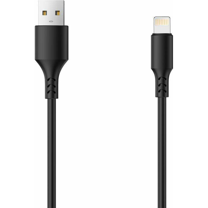 Setty Kabel USB - Lightning 3,0 m 2A schwarz NEU (USB 3.0), USB Kabel