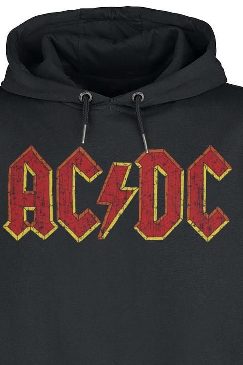 Image du produit AC/DC Amplified Unisexe Logo Hoodie, Noir, S (S)
