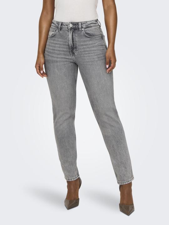 Produktbild Only Gerade geschnitten Hohe Taille Jeans Straight-Fit jeans (W30/L32)
