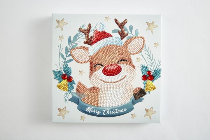 Actual product image Diamond Dotz Box - Weihnachtstrio Rentier