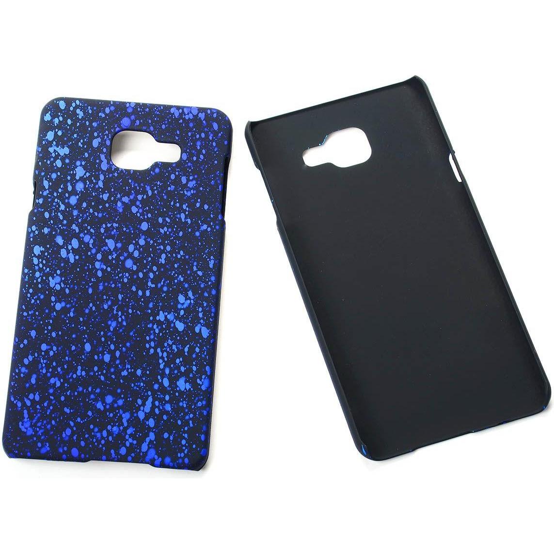 König Design Handy Hülle Schutz Case Bumper Etuis für Samsung Galaxy A7 2016 3D Sterne Blau (Samsung Galaxy A7 (2016)), ...