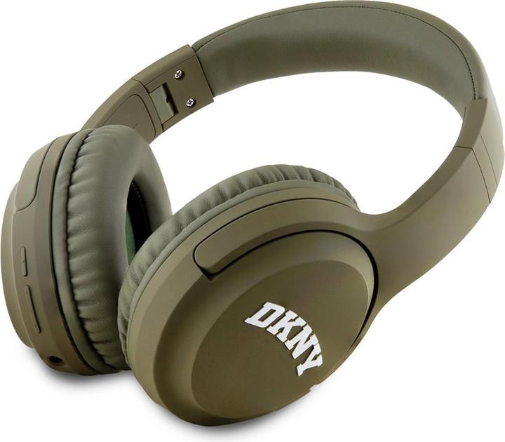 Produktbild DKNY PU Leather Arch Logo Bluetooth Stereo Headphone Green (30 h, Kabellos)