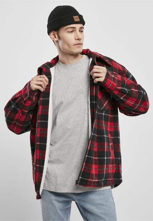 Immagine prodotto Urban Classics Plaid Teddy - Giacca a camicia foderata (M)